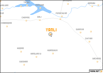 map of Yanli