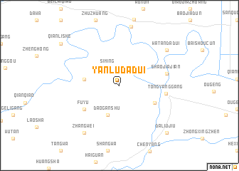 map of Yanludadui