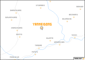 map of Yanmeidong