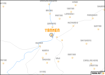 map of Yanmen