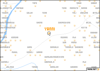 map of Yanni