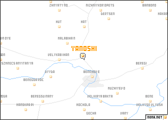 map of Yanoshi