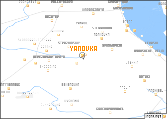 map of Yanovka