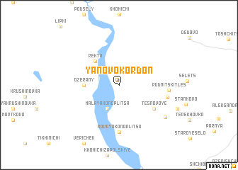 map of Yanovo-Kordon