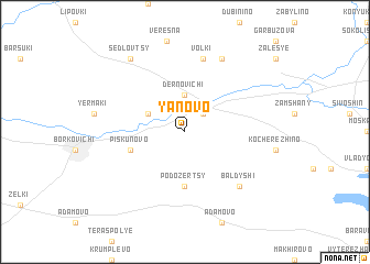 map of Yanovo