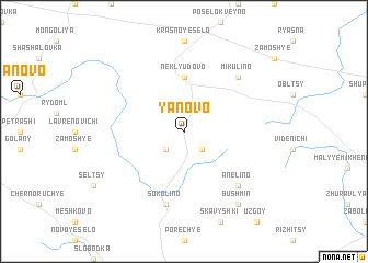 map of Yanovo