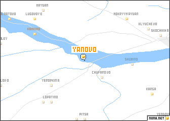 map of Yanovo