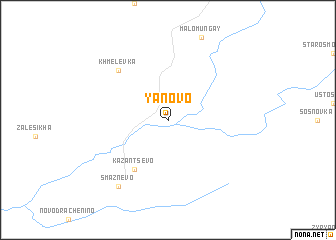 map of Yanovo