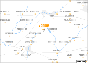 map of Yanov