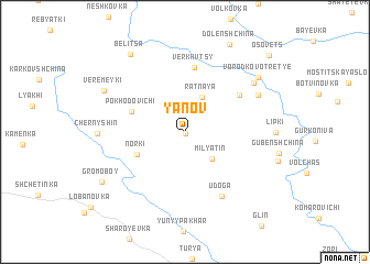 map of Yanov