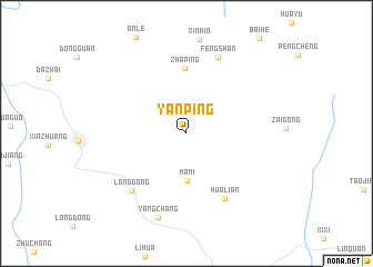 map of Yanping