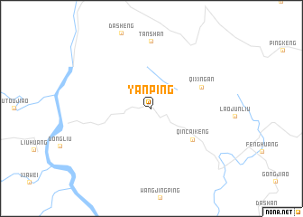 map of Yanping