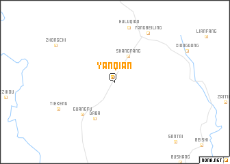 map of Yanqian