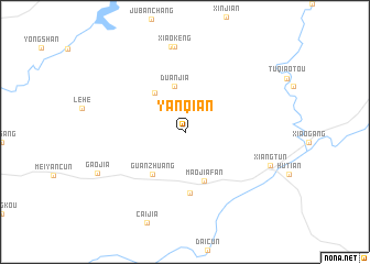 map of Yanqian