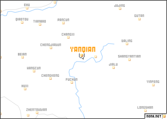 map of Yanqian