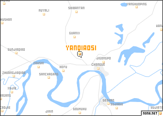 map of Yanqiaosi