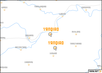 map of Yanqiao