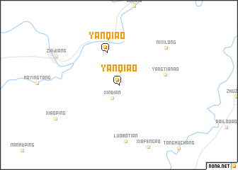 map of Yanqiao
