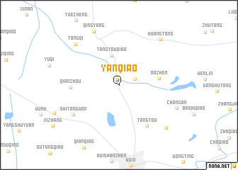 map of Yanqiao