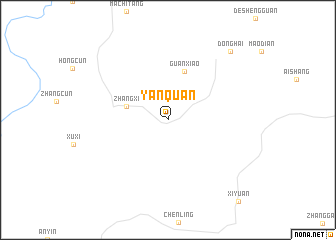 map of Yanquan