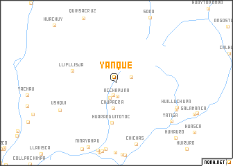 map of Yanque