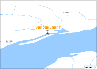 map of Yanrakynnot