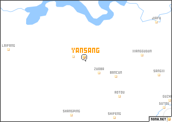 map of Yansang