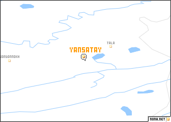 map of Yansatay