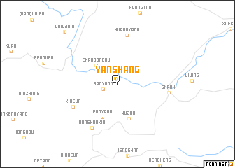 map of Yanshang