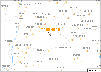 map of Yanshang