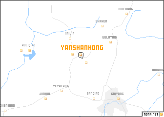 map of Yanshanhong