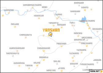 map of Yanshan