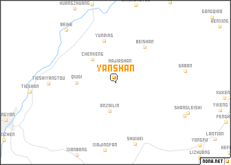 map of Yanshan