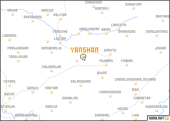 map of Yanshan