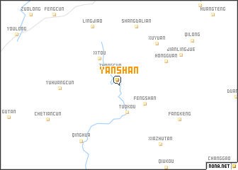 map of Yanshan