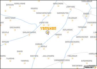 map of Yanshan