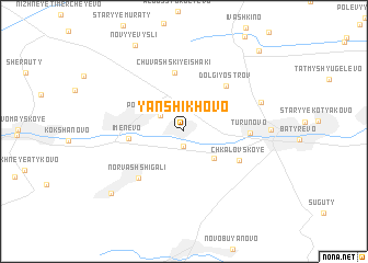 map of Yanshikhovo