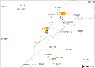 map of Yanshi