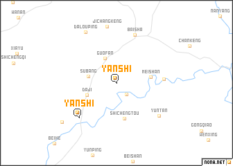 map of Yanshi