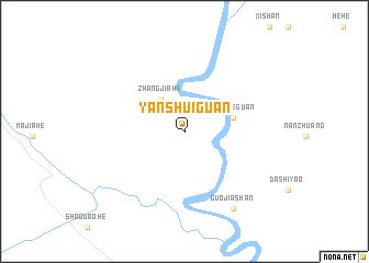 map of Yanshuiguan