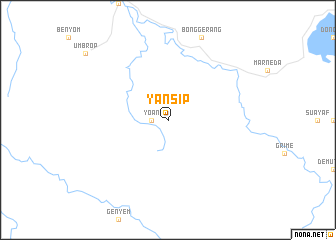 map of Yansip