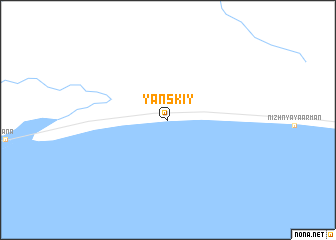 map of Yanskiy