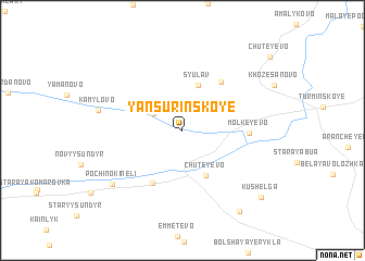 map of Yansurinskoye