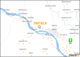 map of Yantala