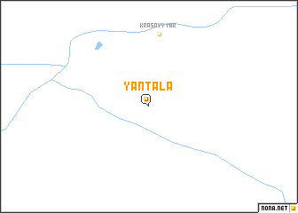 map of Yantala