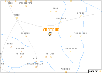 map of Yantama