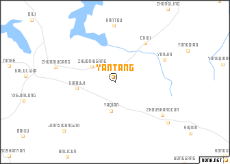 map of Yantang
