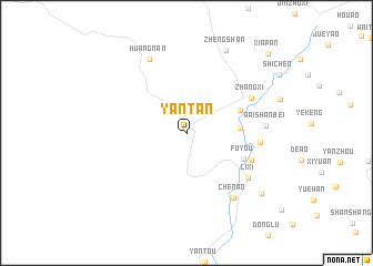 map of Yantan