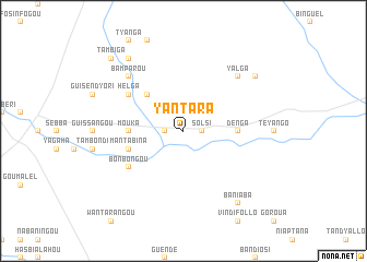map of Yantara