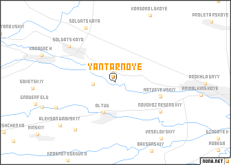 map of Yantarnoye
